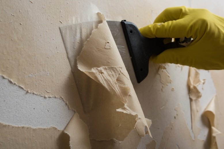 Interstate Construction of NC wallpaper removal Charlotte